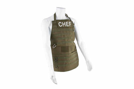 Primary Arms green apron with molle
